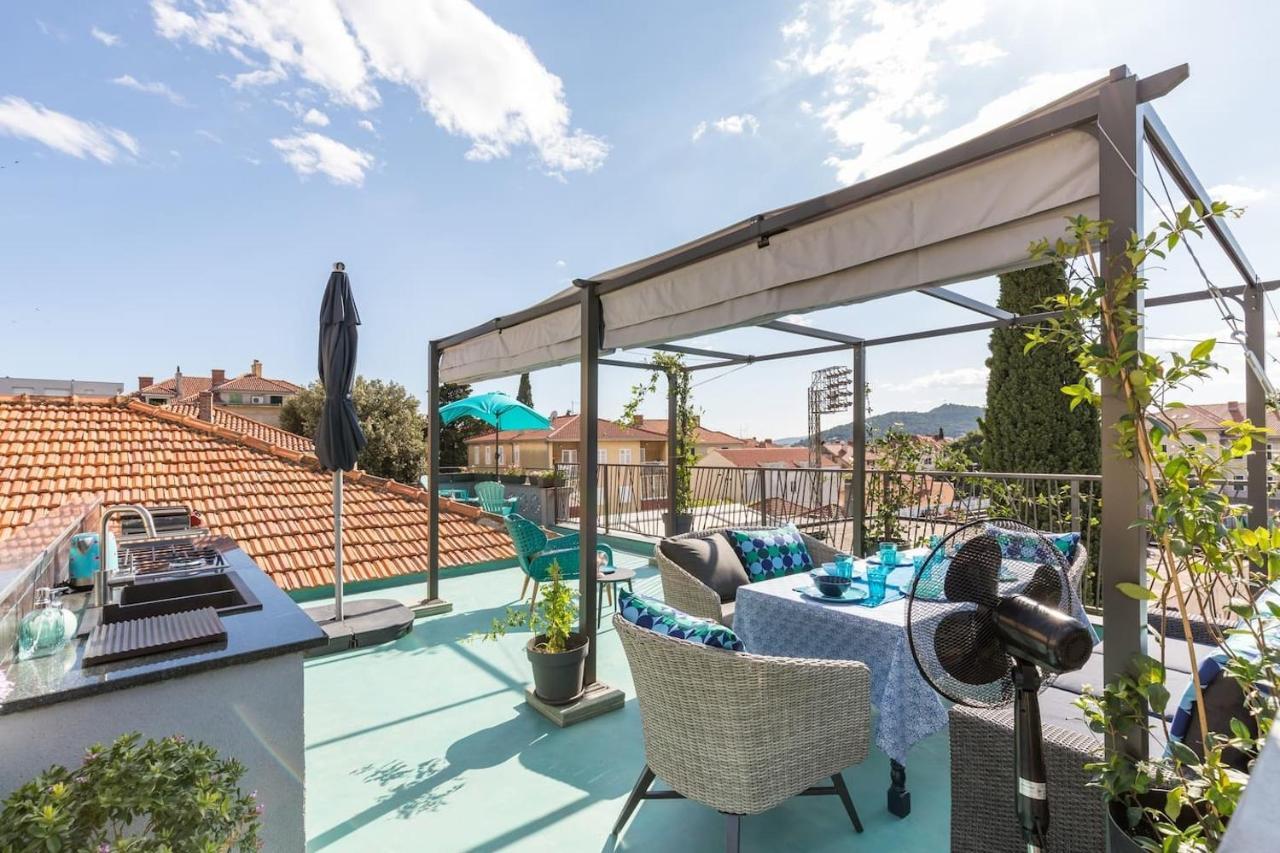 Boutique Triple House With Garden & Roof Terrace Villa Split Eksteriør billede